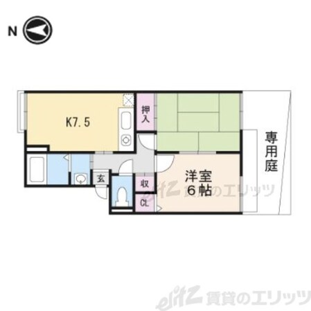ルミエール安満の物件間取画像